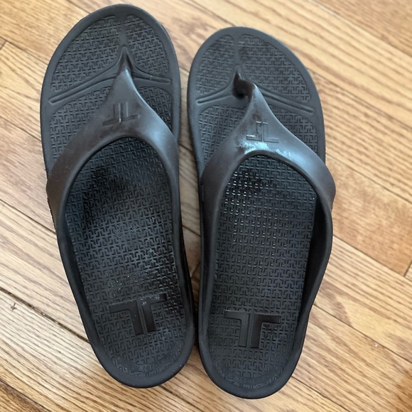 [XL/US9-10]TEROX TELIC Brown Arch Support Comfort Flip Flops Women - Picture 2 of 6